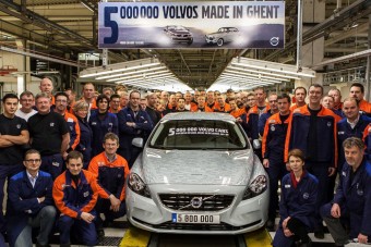 Ötmillió Volvo Gentben