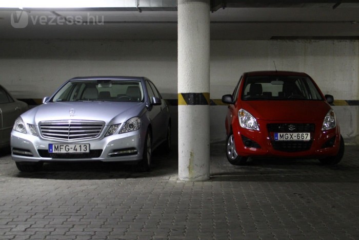 Teszt: a legolcsóbb magyar autó 6 | Vezess Több mit nyolc légkondis Splasht vehetnénk az E 300 Bluetec Hybrid 18,4 millió forintos alapárából