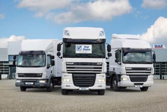 Használt kamionokat értékesít a DAF