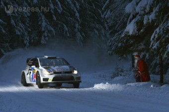 Videón a Svéd-rali időmérője