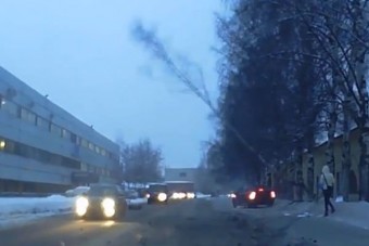 Centiken múlt a gyalogos élete - videó