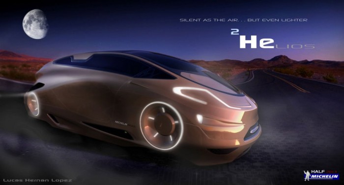 Rovarkocsi, ballonautó, bambuszbusz 9 | Vezess 6. Lucas Lopez (Argentína) - Helios || A 32 éves argentin saját stúdiójában az Ariel Atom lehetséges utódját tervezgeti. Jelen pályaművét hélium teszi könnyűvé; a félmerev vázszerkezet a balesetveszélyes argentin forgalomban enyhíthetné a sérüléseket.