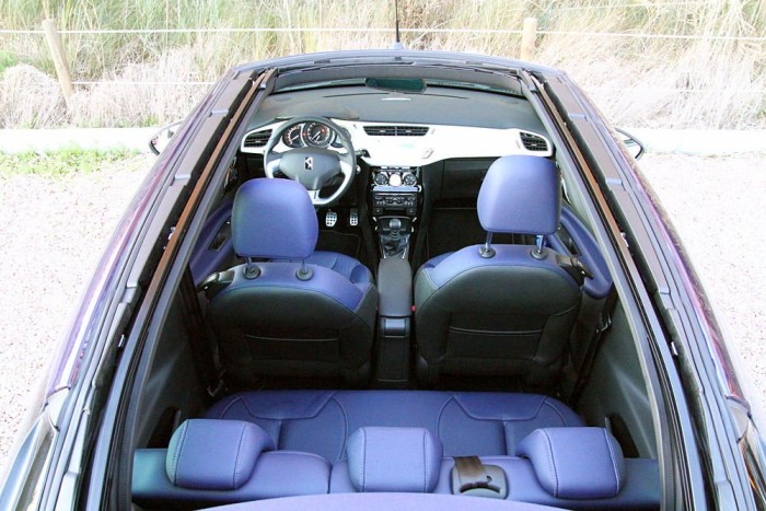 Igazi ötszemélyes autó a DS3 Cabrio