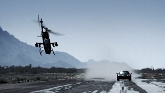 Autóüldözés közben zuhant le egy helikopter