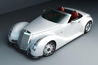 Brutális sportkocsi veterán álarcban