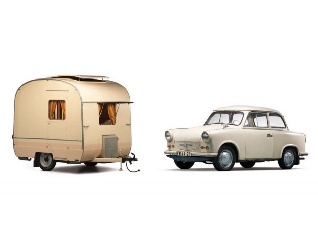 1958 Trabant P50 és Weferlinger Heimstolz lakókocsi