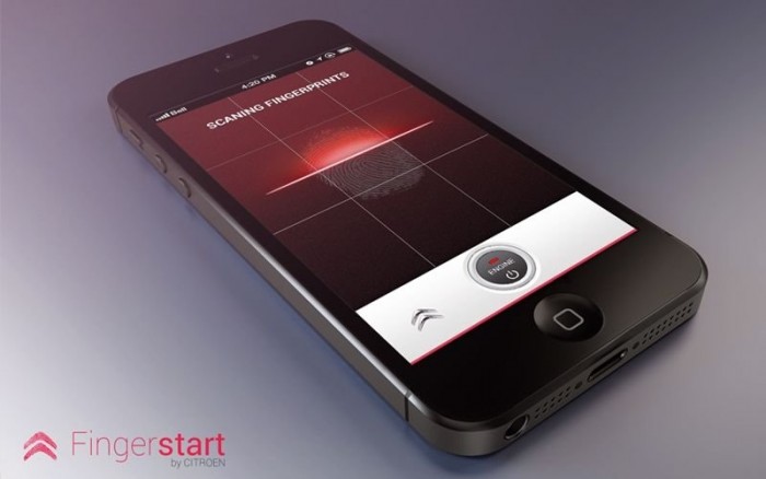 Szerinted mit tudjon a jövő Citroënje? 9 | Vezess Az ujjlenyomat-szkenner Bluetooth-on elküldi az autónak a beolvasott adatot, és ha stimmel, a képernyőről indítható a motor. Ha eltávolodunk a kocsitól, megszakad a Bluetooth kapcsolat, zárnak az ajtók.