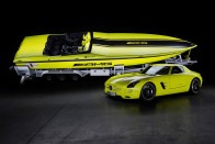 ...vagy tudod mit? Akár el is fogyhat! A Cigarette AMG Electric Drive Concept a villanymotoros AMG SLS-től merített ihletet. Villanymotorjai segítségével brutális 100 csomóval (160 km/óra) képes száguldani.