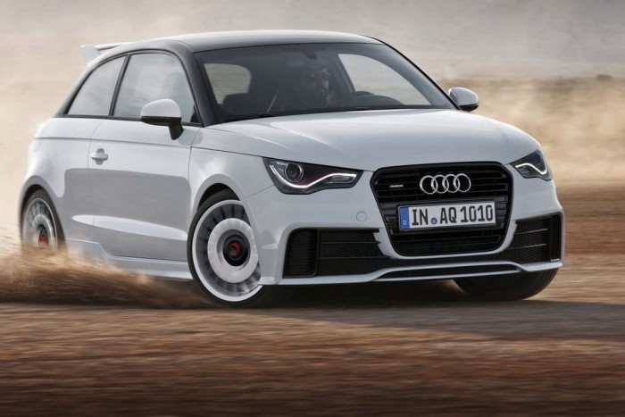 Limitált szériás Audi A1 Quattro. Pörög a kisautó.