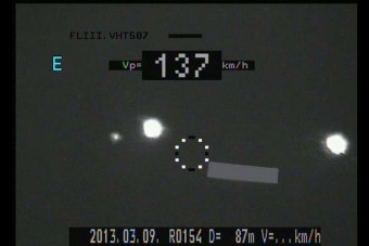 Rekord-gyorshajtót fogtak a rendőrök