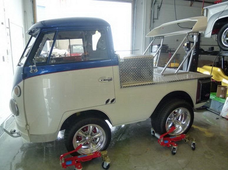 Köpcös, de bivalyerős: VW Transporter T1 Dragster 1