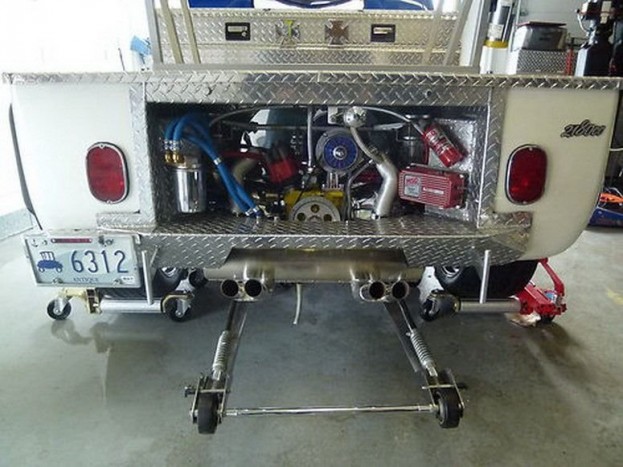 Köpcös, de bivalyerős: VW Transporter T1 Dragster 7