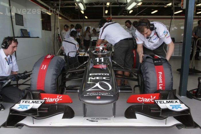 F1: Összeroppant a Sauber tankja 2 F1: Összeroppant a Sauber tankja 2