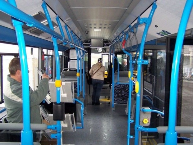 A Mercedes Citaro G utastere viszonylag tágasnak mondható