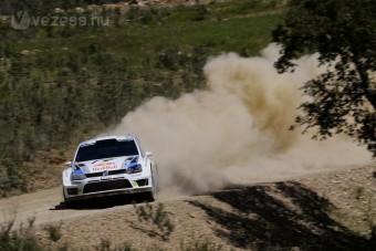 Tarol a Volkswagen a Portugál-ralin