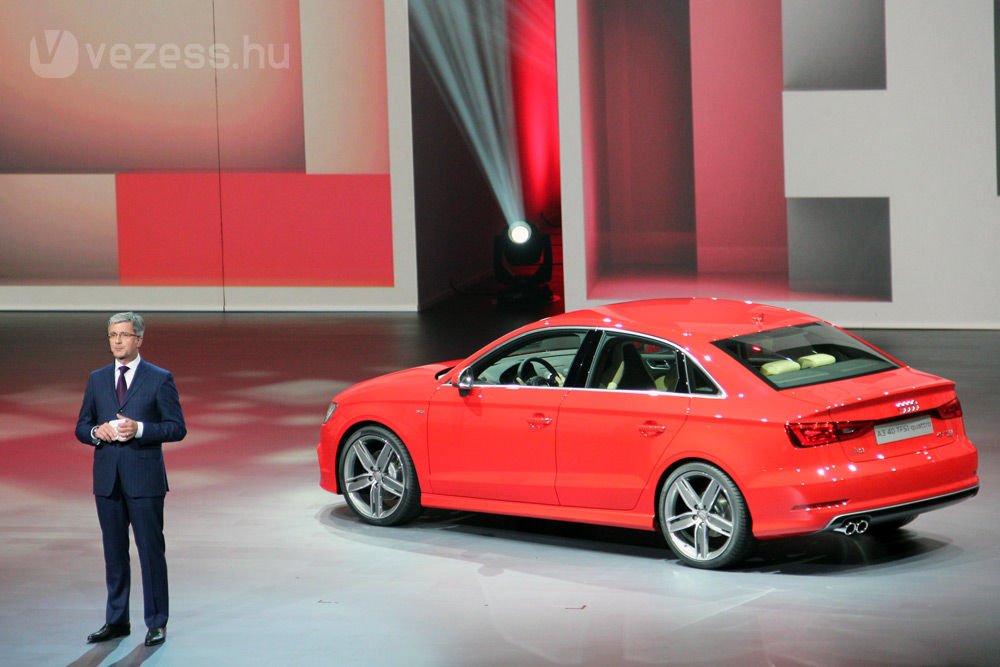 Az Audi a világon a legnagyobb darabszámokat hozó szegmensbe lép be az A3 limuzinnal - mondta Rupert Stadler, a vállalat elnöke