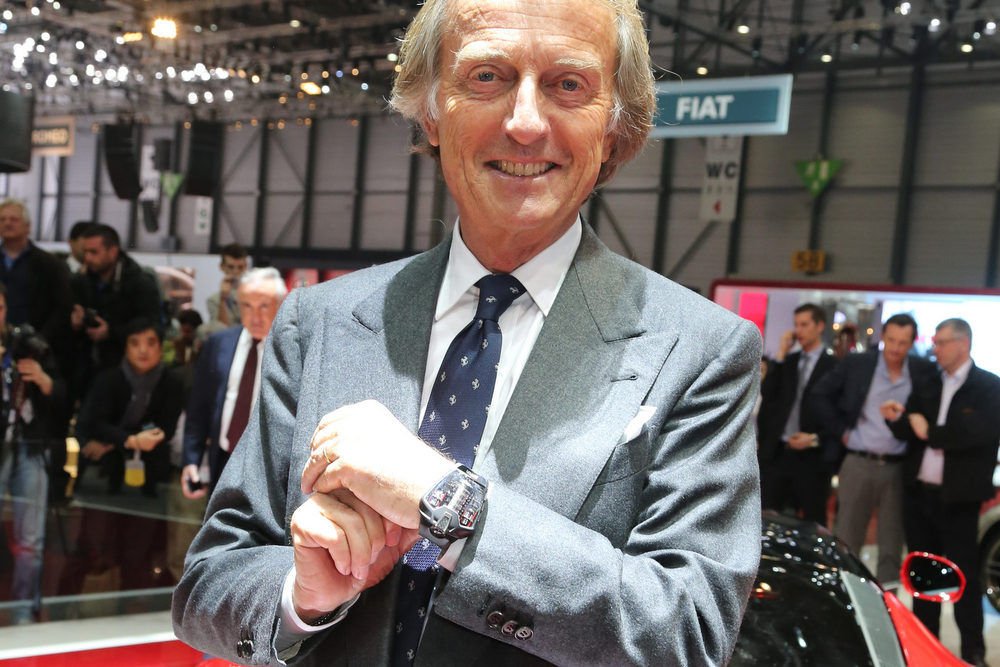 Luca di Montezemolo, a Ferrari vezére egy Hublot MP-05-össel a csuklóján