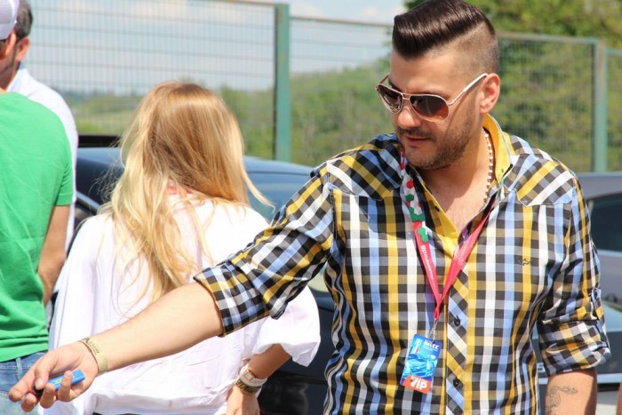 Fotók a Hungaroringről 17 A Megasztáros Kökény Attila
