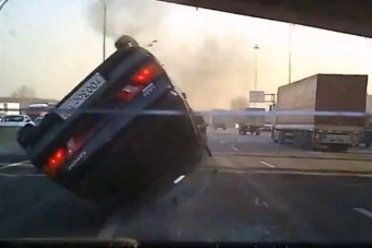 Őrült baleset tíz másodpercben