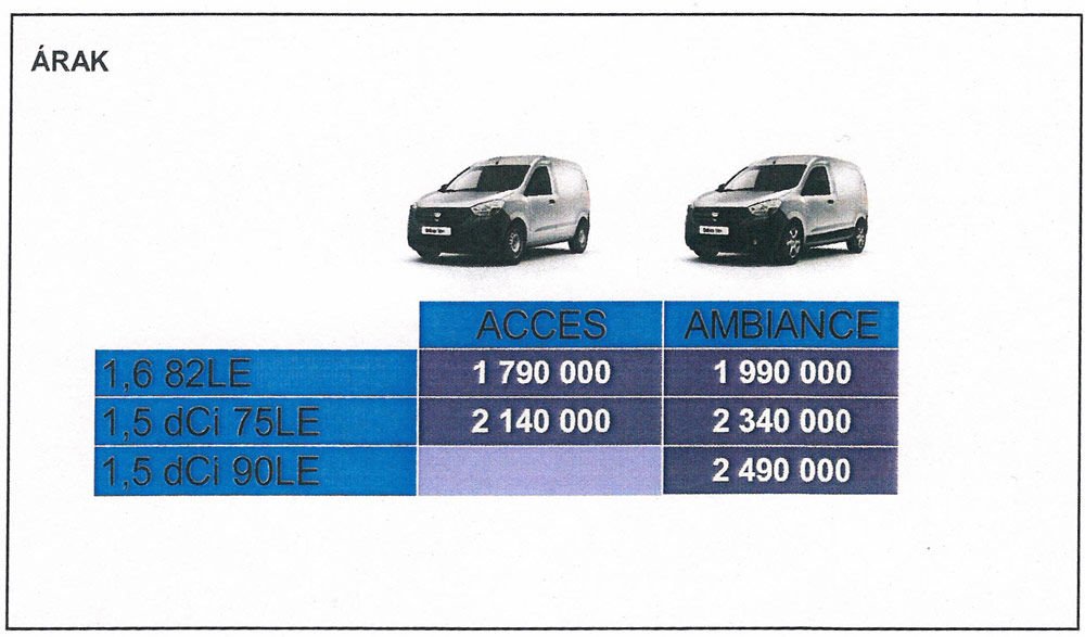 Az árak nettóban értendőnk, azaz + 27% áfa rakódik rá 
