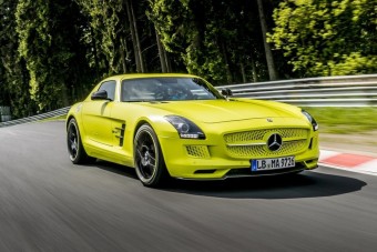 SLS AMG: elektromos rekord a Nürburgringen