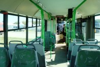 Az Irisbus Citelis 12 CNG belső tere - hátulról előre