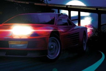 Élőhalott zenész egy vörös Ferrariban