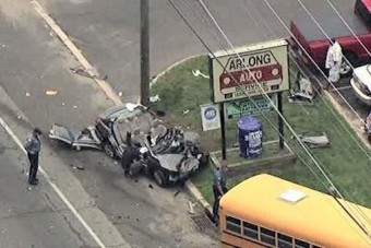 Pusztított az ámokfutó iskolabusz