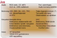 Nincs megkopasztott alapmodell, még a rádió is vezérelhető a kormányról