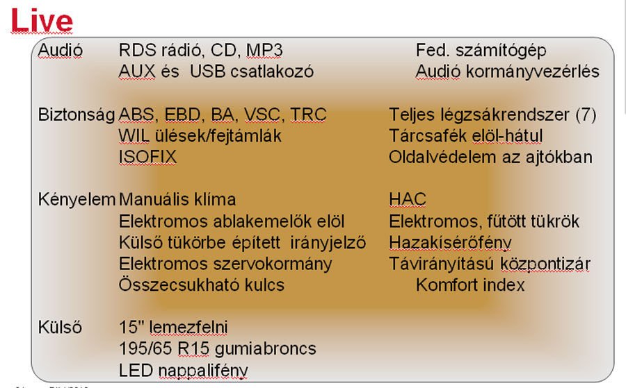 Nincs megkopasztott alapmodell, még a rádió is vezérelhető a kormányról