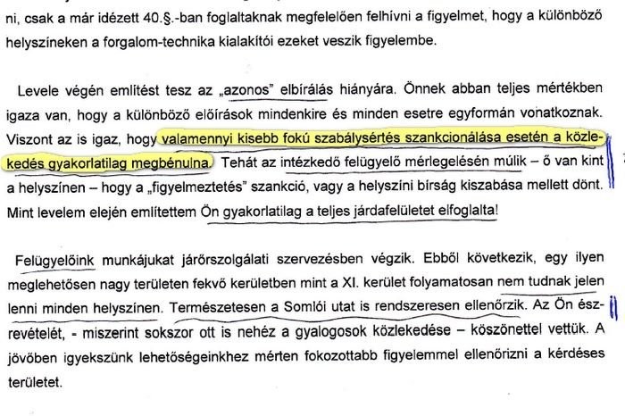 Ez a hatósági állásfoglalás nyílt beismerése annak, hogy a büntetések kiosztása teljesen önkényesen és kontroll nélkül zajlik