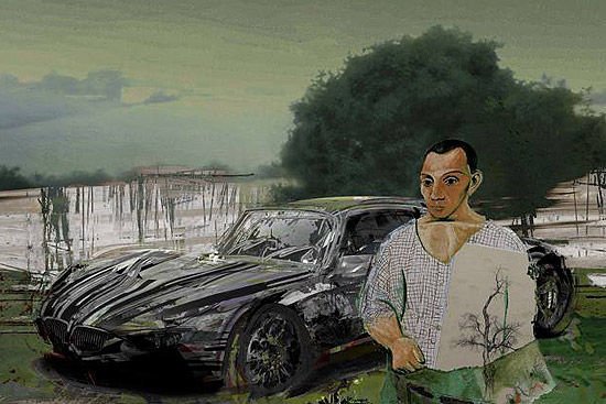 Digitális tájképek Lamborghinikkel