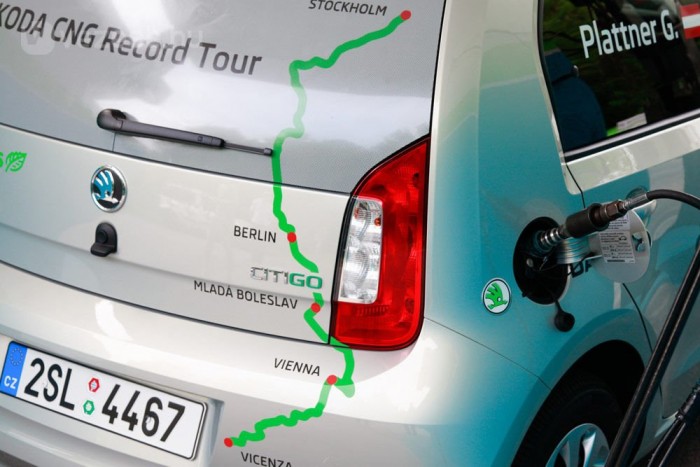 Rekordra hajt a legtakarékosabb Škoda 3