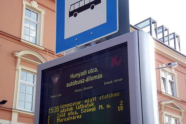 Interneten is követhetők lesznek a pécsi buszok