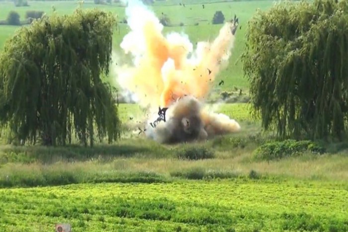 Darabjaira robban a Volkswagen