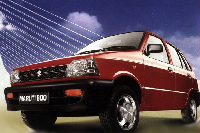 Átverés? – Új autók egymillió Ft alatt 10 2. Maruti 800, 840 000 Ft. Anno a Merkur is forgalmazta a Suzuki-Maruti DX800-ast, amelyről még 2003-ban közöltünk használttesztet. Az autó nem lett biztonságosabb azóta, de takarékossága és 50 lóerővel fürgesége sem változott az eredeti kocka Alto 1984-es bemutatása után