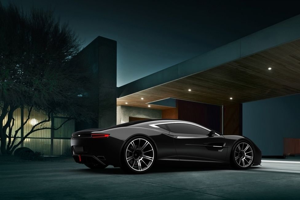 Középmotoros Aston Martin tanulmány 18