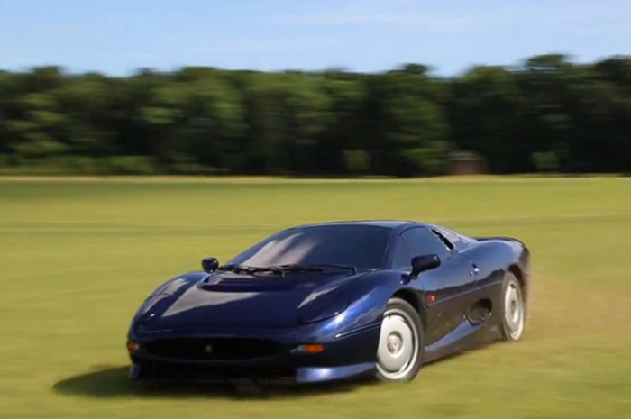 Ritka Jaguarral a mezőn csapatni