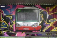 Művészi buszos graffiti 7