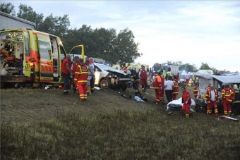 Tömegbaleset halottakkal az M5-ösön