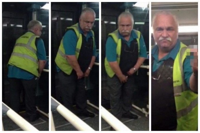 Összepisilte a buszt a sofőr: videó!