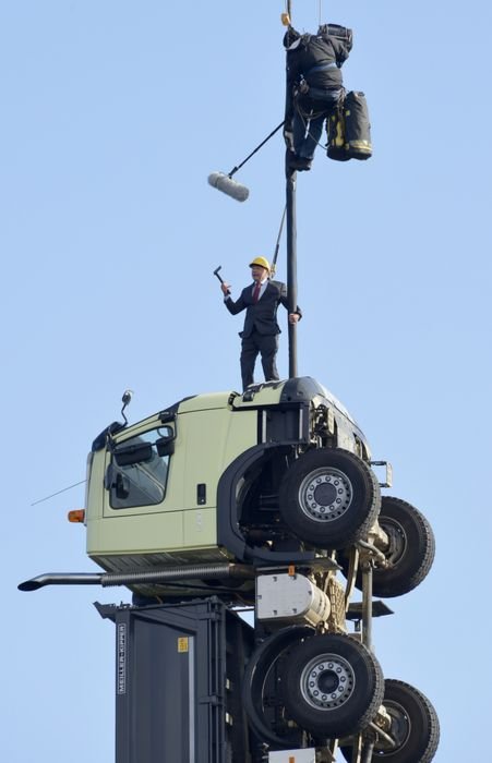 Kaszkadőrmutatvány a Volvo elnökével 4