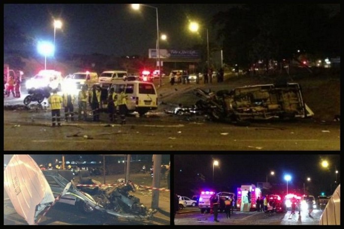 Videó: taxikat taposott el a kamion, 22 halott