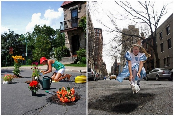 Tréfát csináltak a kátyúkból 8