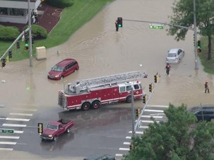 Tűzoltók a víz alatt