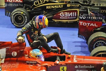 F1: Webber kiakadt a büntetésen