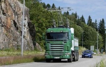 Áramszedős kamiont tesztelnek