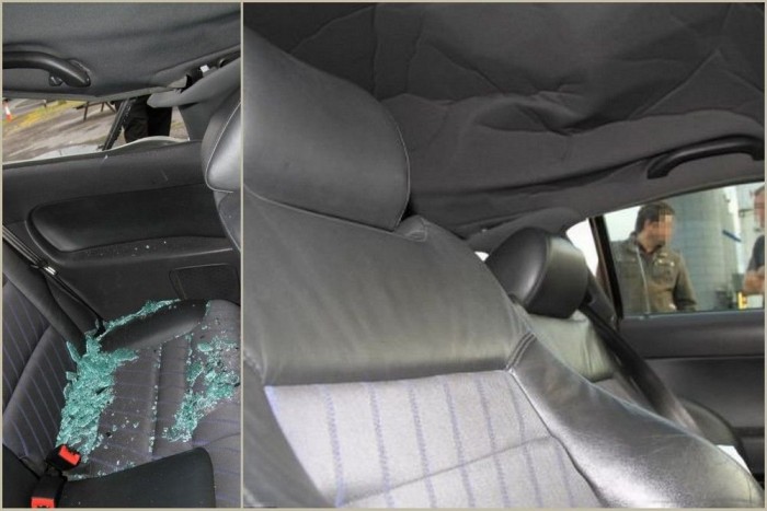 Nyolctonnás markoló csapott le az autósokra 5