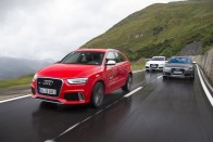 Ez a legolcsóbb RS Audi. A fehér RS7 Sportback 20 millió forinttal többe kerül a 15 milliós SUV-nál