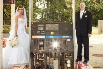 A benzinkúton felejtette feleségét